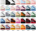 Color swatches of fabric samples in various colors