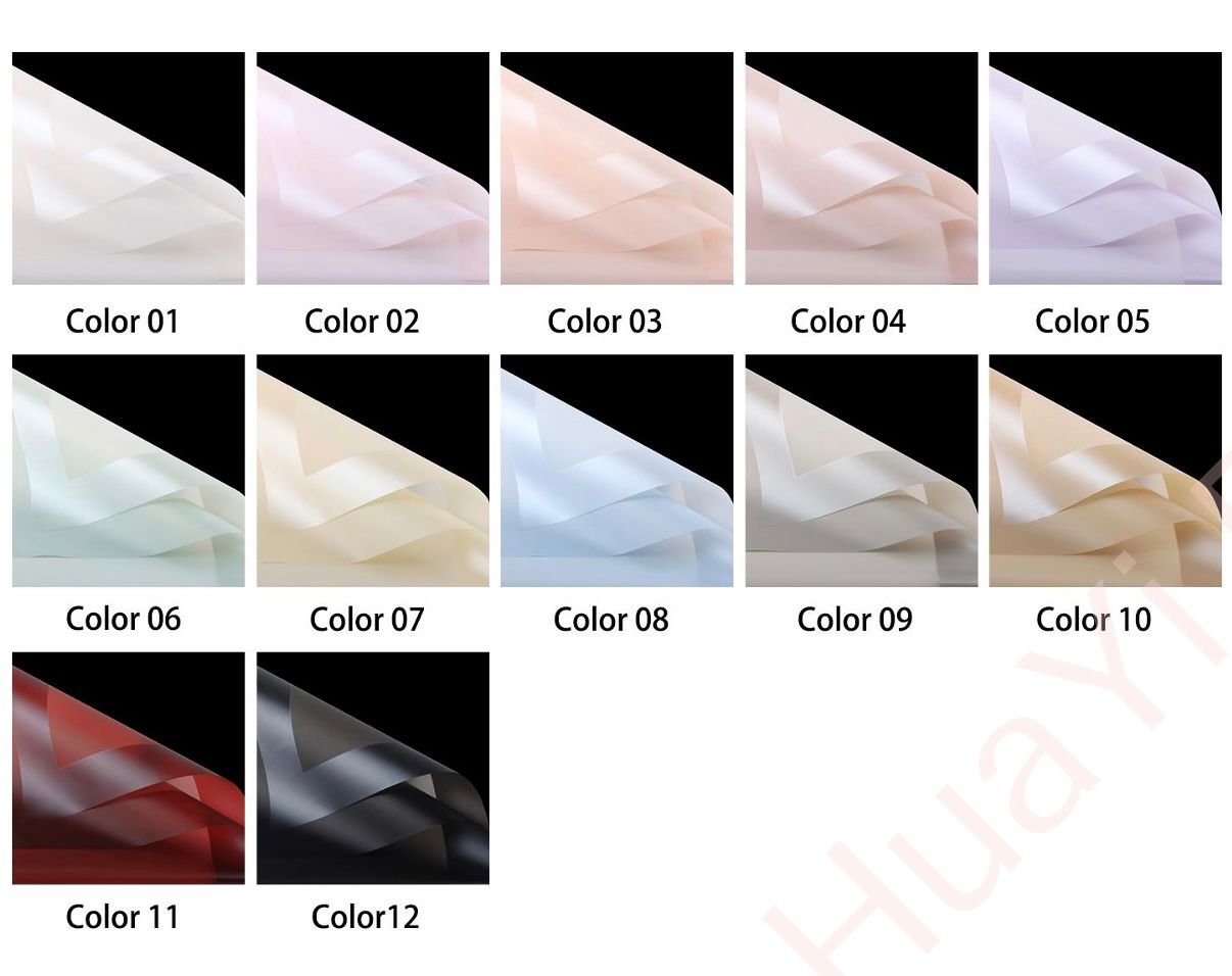 Color swatches of a fabric with 12 different color options.